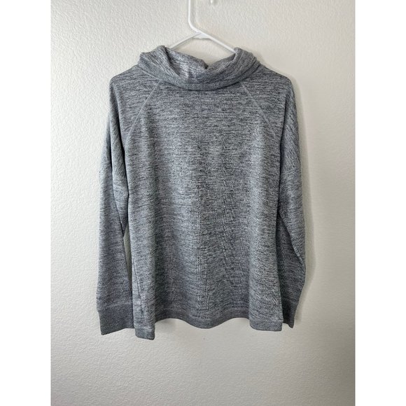 Gerry Large Gray Heathered Cowl Neck Sweatshirt Activewear size large - Picture 9 of 12